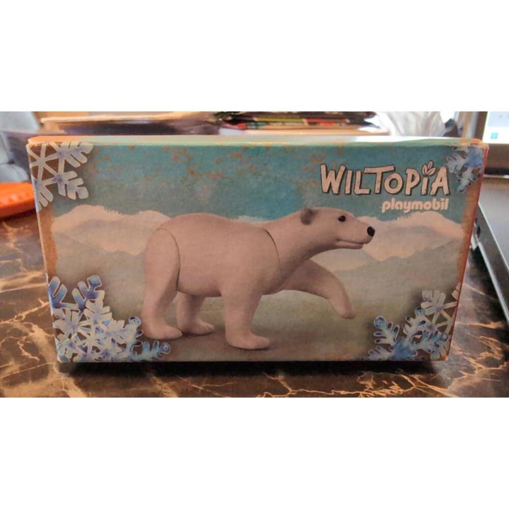 WILTOPIA Playmobil Polar Bear Figure in Original Box Mc Donald's Happy Meals toy